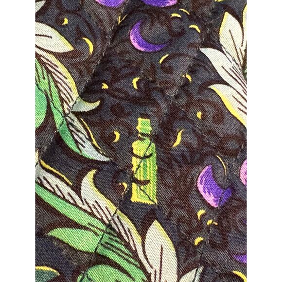 Vera Bradley Wicked Bancroft Backpack Green Lrg Wickedly Beautiful 15.5x12X8” main image 10